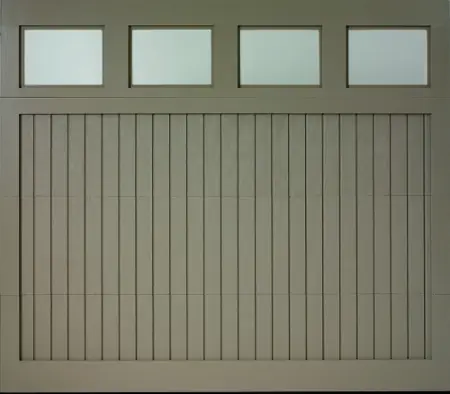 By Design Preston garage door in Wood - Clear Vertical Grain Cedar
