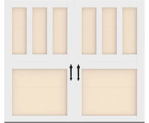 Magnolia Carriage Court garage door in Almond