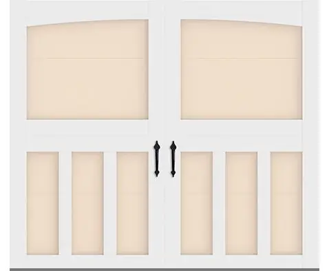 Middleton Carriage Court garage door in Almond