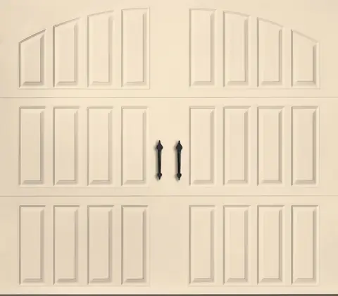 Classica Bordeaux garage door in Almond
