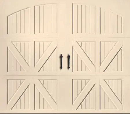 Classica Santiago garage door in Almond