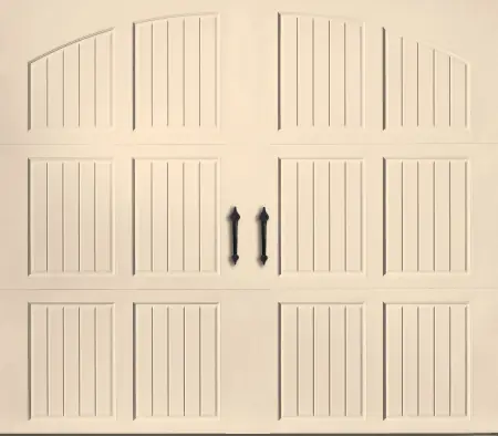 Classica Tuscany garage door in Almond