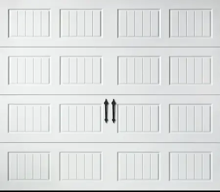 Hillcrest Bead Board garage door in True White