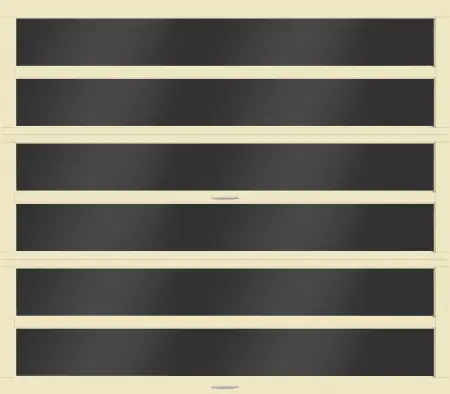Horizon MultiView garage door in Burnt Sun
