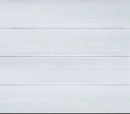 Flush Panel Olympus garage door in True White